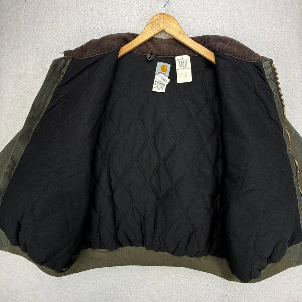 Carhartt Santa Fe Jacket Quilt Lined Mens 5XL J14 MOS Moss Green NWT NOS
